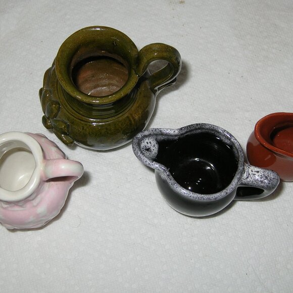 4~ Vintage Milk Creamer PITCHERS 2.5-4" Tall NEW Beautiful!! C - Picture 8 of 8